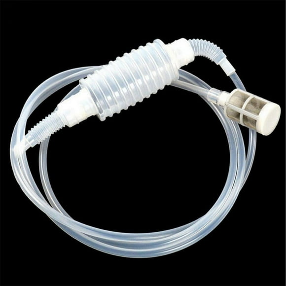 Liquid/Fuel Transfer Siphon Pump - Large Squeezing Syphon for Lawn Mowers & Manual Pumping Petrol, Water, Alcohol and more! 23*16cm