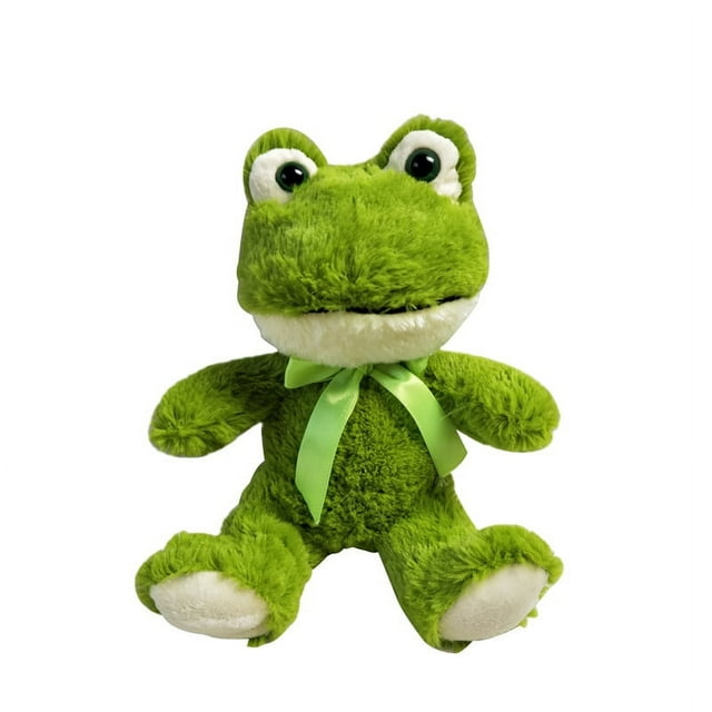 rana linda muñeca de peluche muñeca de peluche rana de peluche, 22 cm Rojo Verde