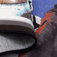thumbnail image 3 of Star Wars Rug HD ep 7 Chewbacca, R2D2, Captain Phasma, Kylo Ren Bedding Wall Decals Blue Area Rugs , 40"x56", 3 of 5