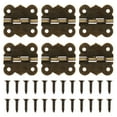thumbnail image 1 of 40PCS Small Hinge Replacement Iron Cabinet Hinge Mini, 1 of 7
