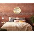 thumbnail image 4 of Do Justly Love Mercy Golden Sunlit Tree 24 inch Glass Round Wall Hanging Sign, 4 of 4