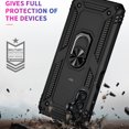 thumbnail image 6 of Designed for Samsung Galaxy A26 5G Case, Military Grade Protective Phone Case Cover with Enhanced Metal Ring Kickstand [Support Magnet Car Mount] Compatible with Samsung Galaxy A26 5G, Black, 6 of 7
