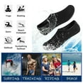 thumbnail image 5 of Beach Shoes,Water Shoes,Women's Men's Outdoor Beach Swimming Aqua Socks Quick-Dry Barefoot Shoes Surfing Yoga Pool Exercise,Black,M, 5 of 9