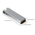 thumbnail image 1 of M. 2 2280 SSD Heat Sink Solid State Drive Radiator Fully Electroplated Reflow Welding Cooling Pad Double Copper Pipe SSD Cooler B Model, 1 of 6
