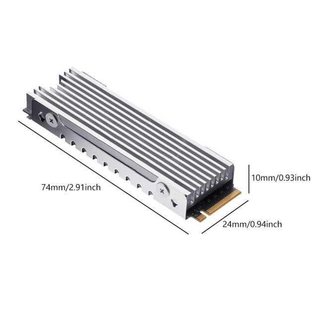 M. 2 2280 SSD Heat Sink Solid State Drive Radiator Fully Electroplated Reflow Welding Cooling Pad Double Copper Pipe SSD Cooler B Model