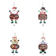 thumbnail image 3 of Monstrate Decoración navideña, fiesta, festival, vacaciones, árbol colgante, chimenea, puerta, pared, hogar, Bar, oficina, tienda, granja, Kits de decoración para fiestas Papá Noel, 3 of 6