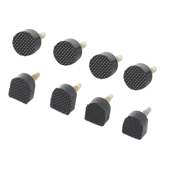 30 Pairs/Pack High Heel Tips Repair Shoe Heel Caps Heels Tips Replacement Dowels for Heels Soles (Assorted Size)