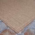 thumbnail image 4 of Couristan 7.5' Saddle Stitch Round Area Throw Rug - Cocoa Brown, 4 of 10