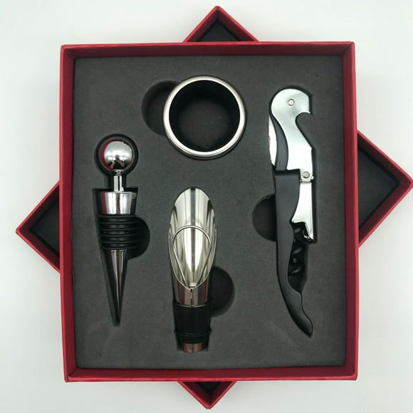Wine Corkscrew Set,Wine Opener Set Rustproof Wine Bottle Opener Set Handle Corkscrew Kit Proven Performance