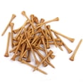 thumbnail image 1 of 100pc Tees para golf Reducen Herramienta Accesoria para golf para ejercicio del Golf 69 MM Sunnimix Tees de golf de madera, 1 of 8
