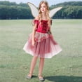 thumbnail image 2 of XXWXYD 𝖥airy Dress Dress for Girls Green Princess Tutu with Headband and 𝖶ings, Flower Girl Halloween Christmas 𝖯ar𝗍y Outfit Sparkly Dress, 2 of 9