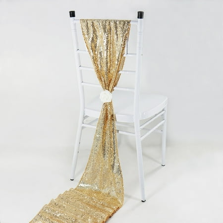 

Touiyu table runner Sequin Modern Sequin 12 x47 Table Runners For Wedding Decoration Christmas Birthday Baby Shower Party