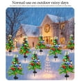 thumbnail image 7 of Yhmxh 2.4FT Solar Christmas Tree Garden Stake Lights Outdoor Christmas Tree Yard Decorations, Solar Xmas Tree Lights Waterproof Solar Christmas Lights for Yard Front Porch Pathway Cemetery Decor, 7 of 7