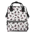 thumbnail image 1 of Fotbe Poodle Dog Mochila Maternidad - Lona de Sarga Impermeable, Mochila de Pañales de Gran Capacidad con Múltiples Bolsillos y Correas Ajustables, 1 of 6