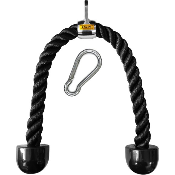 Tricep Rope Pull Ropes Bodybuilding, Bicep Ropes Cable Gym Pulling Accessory Resistance Handles