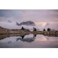 thumbnail image 2 of Jaynes Gallery 14x11 White Modern Wood Framed Museum Art Print Titled - USA-Washington-Alpine Lakes Wilderness-Sunrise on Tank Lake, 2 of 4