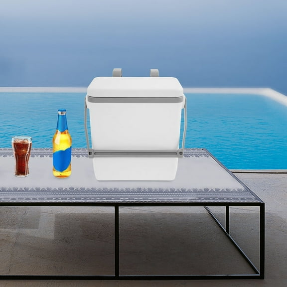 ToppiJoy ABS PU Foam Pool Cooler, 10L/2.64Gal Insulated Cooler with Handle, Keeps Ice for up to 24 Hours, Portable Above Ground Pool Accessories