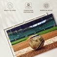 thumbnail image 6 of Elephant Stock Baseball In Stadium Wall Art - Horizontal Canvas Wall Art - Living Room Wall Decor - Sports Canvas - Brown And Beige Decor - 12" x 8", 6 of 8