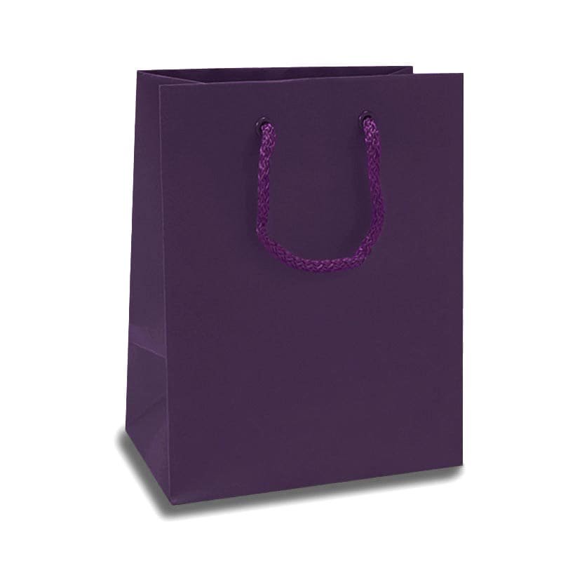 Purple Gift Bags Wholesale Quantity 100 Width 6" Gusset 3 1/2