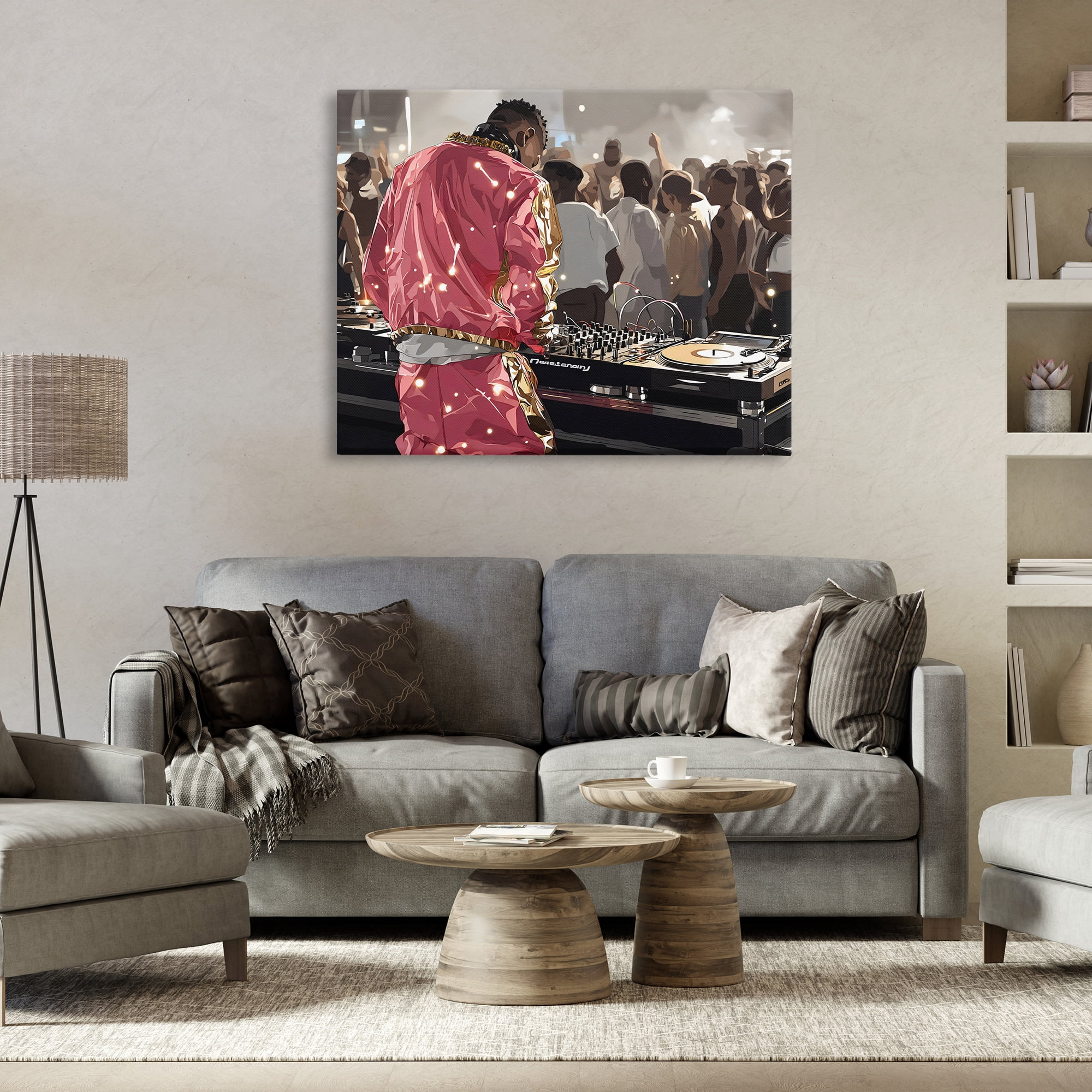 Stupell Industries DJ Performance At Nightclub Canvas Wall Art, design by Franklyn Gregory