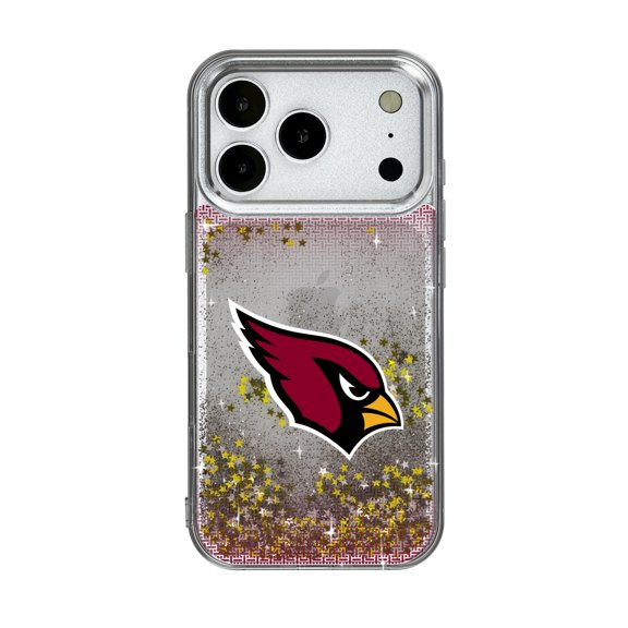 Arizona Cardinals Linen Logo iPhone Glitter Case