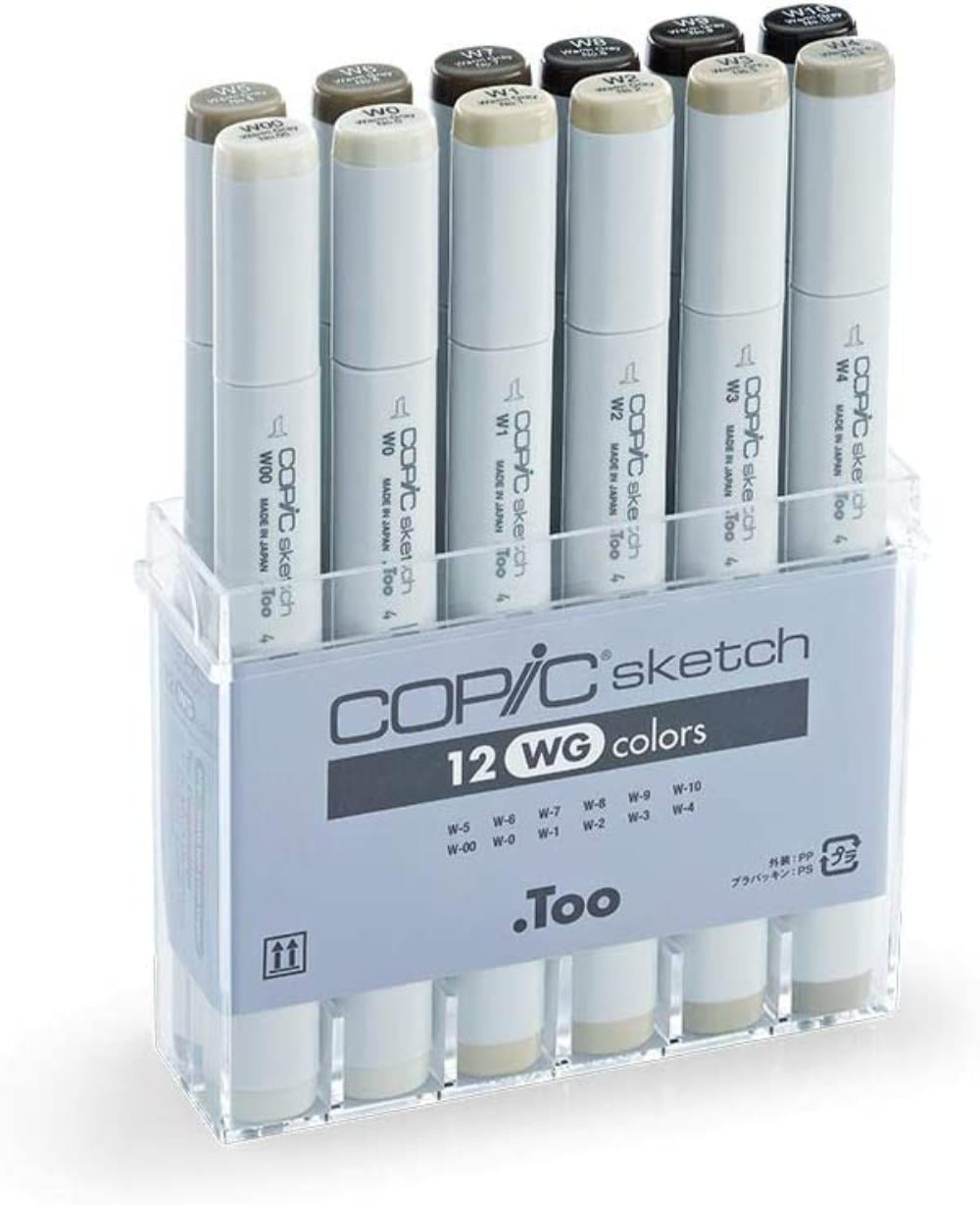 Copic Marker With Replaceable Nib W2 Classic W2-copic Warm Gray 