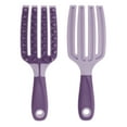 thumbnail image 5 of Unique Bargains 1 Pc Long Handle Hair Shampoo Brush for Head Massage 8.27"x2.76"x0.87" Purple, 5 of 6