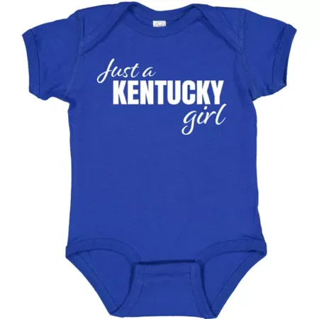 Bella Canvas Just A Kentucky Girl Born And Raised Baby Bodysuit Home Toddler Youth Bodysuit