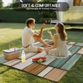 thumbnail image 4 of Sage Green Vintage Outdoor Rug for Patio/Deck/Porch, Non-Slip Large Area Rug 4 x 6 Ft, Brown Retro Farmhouse Elegant Pastoral Indoor Outdoor Rugs Washable Area Rugs, Camping Rug Carpet Runner, 4 of 8