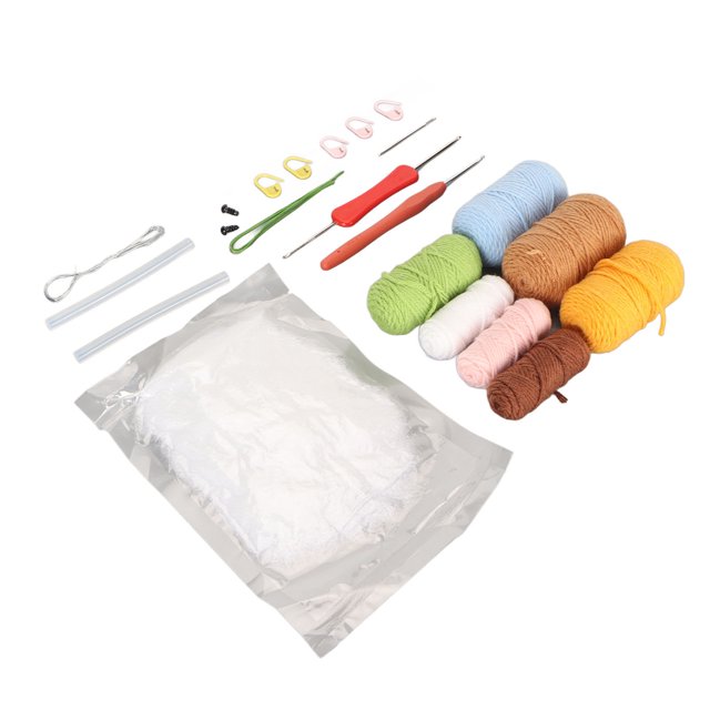 Kit De Crochet Para Principiantes, Kit Completo De Crochet Educativo DIY Mejora La Habilidad Práctica Para Adultos