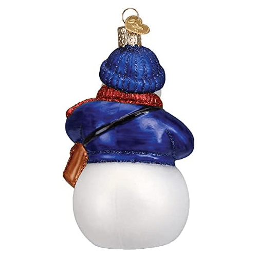Old World Christmas USPS Snowman Glass Blown Christmas Tree Ornament 