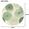 thumbnail image 6 of Green Tie Dye Overlay Pattern Round Tablecloth 60"x60",Wrinkle Wipeable Table Cloth for Kitchen Dining Room Picnic Patio Party, 6 of 6