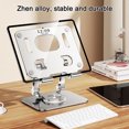 thumbnail image 4 of Laptop Stand, Adjustable Computer Stand, 360 Rotating Base, Dual Rotating Axis, Fully Foldable -, 4 of 5