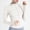 White, variant on WFJCJPAF 2024 New Product Clearance！ Sexy Blouses for Women Date Night,Womens High Elastic Sports Jacket Standing Collar Slim Yoga Top Womens Long Sleeved Standing Collar Top Shirt - Green L