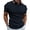 A-Navy298, variant on Bibifish Mens Polo Shirts Triple Line Trim Collar Cuffs Solid Fabric Shirts Mens All Season Daily Commute Tops