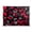 Black and Red Leopard Print, variant on Acrylic Tray Clear Serving Tray Rectangle Decorative Tray with Cut Handle Gold Leopard Pattern