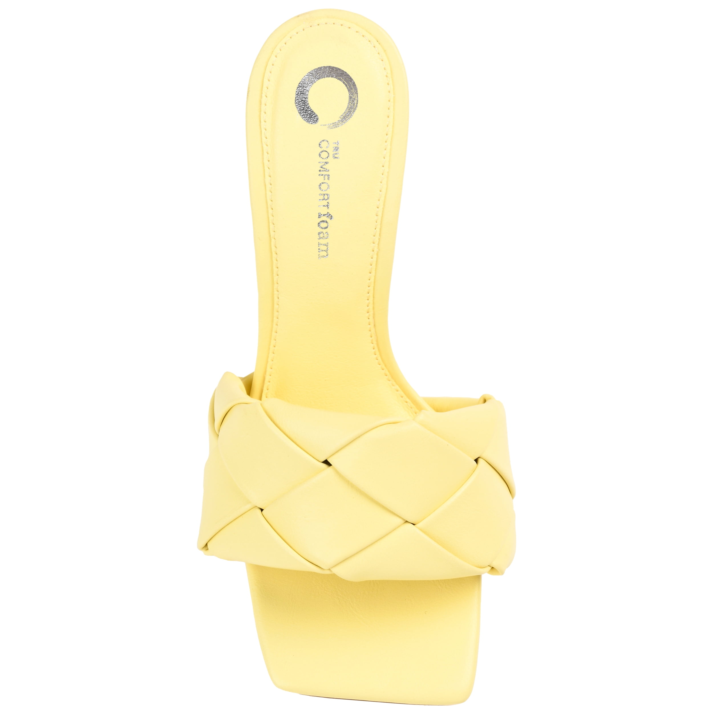 Journee Womens Maysie Open Square Toe Block Heel Sandals
