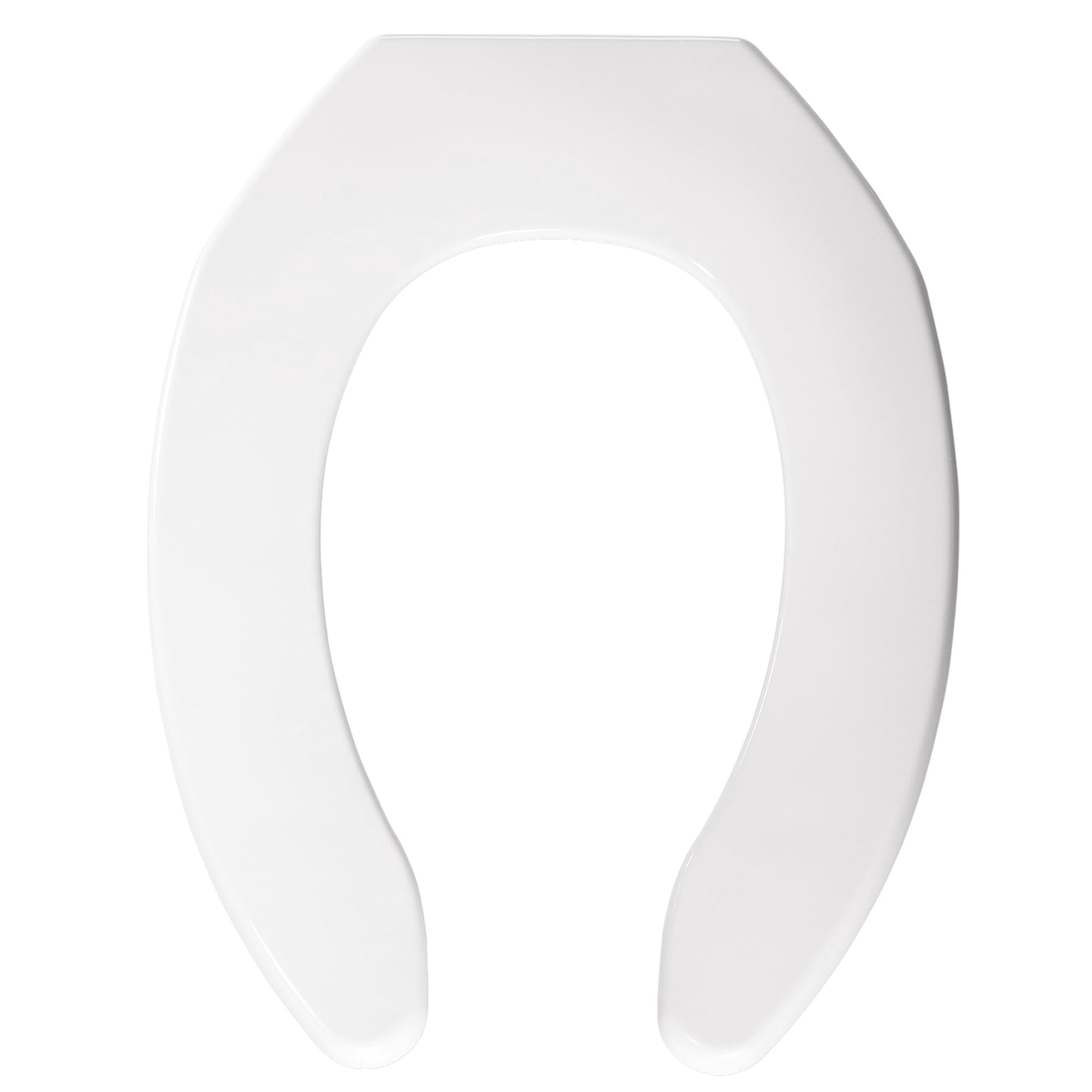 Church 255 000 Commercial Heavy Duty Open Front Toilet Seat, Elongated, White