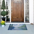 thumbnail image 5 of Yayeee Doormat for Indoor Entrance 32" x 20" Non Slippery Floor Rug, Blue Sky and River, 5 of 8