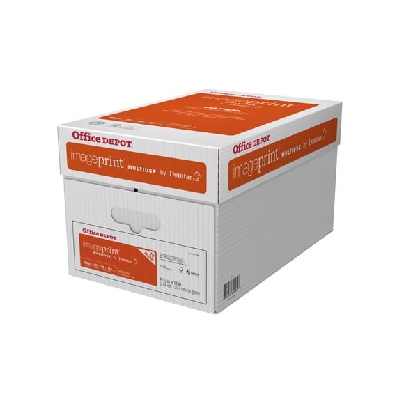 Papel multifunción Office Depot ImagePrint 21,6 x 27,9 cm, 10 resmas