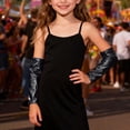 thumbnail image 2 of GDREDA Dancing and Glossy Performance Hand Sleeves for Stage Shows and Decorative Use Black,L, 2 of 4