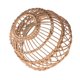 thumbnail image 3 of Woven Imitation Rattan Lamp Shade – Stylish Pendant Light Cover for Chandeliers, Ceiling Lamps & Home Decor, Durable Iron Frame, Rustic Design for, 3 of 4