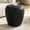 19.29"Black, variant on Arouseden 19.29" Faux Stone Side Table,Fiberglass Black Side Table for Small Space,Modern End Table for Living Room,No Need Assembly