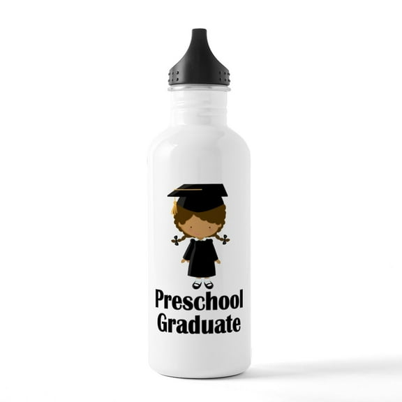 CafePress - Preschool Graduate Water Bottle - Stainless Steel Water Bottle, Sports Bottle, 1.0L