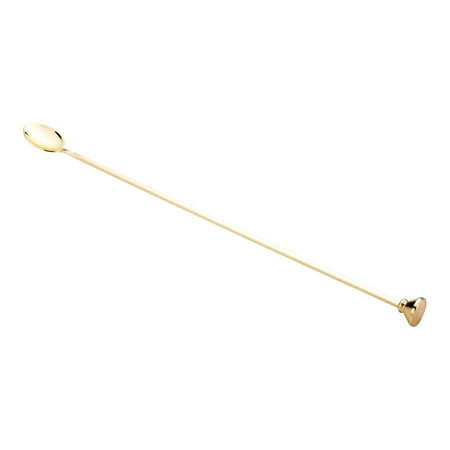 

Bar Lux Gold-Plated Stainless Steel Muddler Barspoon - 16 x 1 1/4 x 3/4 - 1 count box