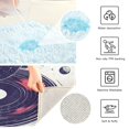 thumbnail image 3 of Yayeee Bath Rug for Bathroom Floor Non Slip Rectangle Fluffy Soft Absorbent Mat, 16"x24", Orange Astronaut Planet, 3 of 7
