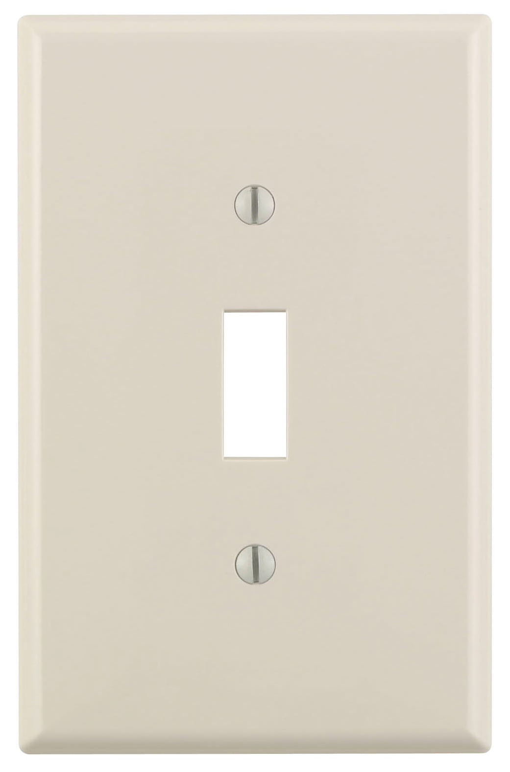 Eaton STE14W Polycarbonate 1-Gang Blank Sectional Mid Size End Wall Plate White 