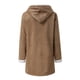 thumbnail image 5 of Puntoco Mujer Invierno Tallas Grandes Sólido Más Terciopelo Abrigo Manga Larga Cuerno Hebilla Bolsillo Abrigo Tops Puntoco Puntoco-5509, 5 of 7