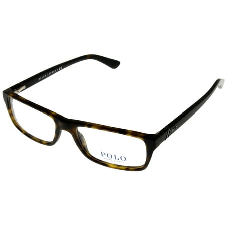 Polo Ralph Lauren Prescription Eyewear Frames Unisex Rectangular Havana PH2104 5182 Size: Lens/ Bridge/ Temple:  52_16_140_32