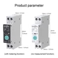 thumbnail image 4 of Mistaha Smart Home WiFi Circuit Breaker with Remote Control and Monitoring - Tongou Tuya App Controlled DIN Rail Installation Black 32A with Real-time Data Display, 4 of 6